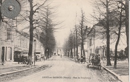 55 - Carte Postale Ancienne De  LIGNY E BARROIS  Rue De Stasbourg - Ligny En Barrois