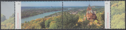 !a! GERMANY 2020 Mi. 3510-3511 MNH Horiz.se-tenant PAIR W/ Right & Left Margins (c) - Bonn/Siebengebirge - Ongebruikt