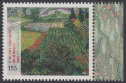 !a! GERMANY 2020 Mi. 3512 MNH SINGLE W/ Right Margin (a) - Vincent Van Gogh: Poppy Field - Unused Stamps
