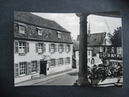 Alte AK, Ungelaufen, Zur Kanne, Historische Weinstube, 12 Jh., ältestes Gasthaus Der Pfalz, Gerspach - Foto, 1953 - Deidesheim