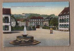 CPA ALLEMAGNE - ZWEIBRÜCKEN - Herzogsplatz Mit Ludwigsbrunnen - TB PLAN CENTRE VILLE FONTAINE - Zweibruecken