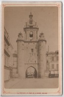 Photo Originale Cabinet XIXème La ROCHELLE Par Neurdin Porte Horloge - Oud (voor 1900)