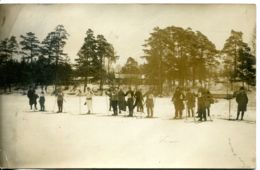 N°1928 T -carte Photo Compétition Ski De Fond - Sports D'hiver