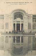 MARSEILLE - Exposition Internationale D'électricité, 1908, Grand Palais (cachet Croix Rouge Au Dos De La Carte). - Weltausstellung Elektrizität 1908 U.a.