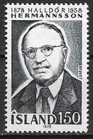 Islande 1978 N° 491 Neuf ** MNH Halldor Hermansson - Unused Stamps
