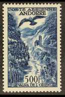 FRENCH POST OFFICES 1955-57 500f Blue, Air Post, Yv 4, SG F165, Never Hinged Mint For More Images, Please Visit Http://w - Andere & Zonder Classificatie