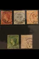 1884-87 QV Complete Set, SG 25/30, Very Fine Cds Used, Fresh. (5 Stamps) For More Images, Please Visit Http://www.sandaf - Altri & Non Classificati
