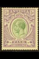 1913 5s Grey-green And Violet, Geo V, SG 51, Very Fine Mint. For More Images, Please Visit Http://www.sandafayre.com/ite - Sonstige & Ohne Zuordnung