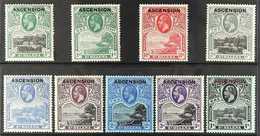 1922 KGV Pictorial Set, SG 1/9, Very Fine, Lightly Hinged Mint (9 Stamps) For More Images, Please Visit Http://www.sanda - Ascensione