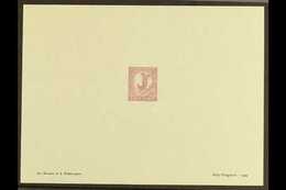 NEW SOUTH WALES 1949 Helio-Vaugirard Sample Die Proof Of The 1888-89 8d Lilac-rose "Superb Lyrebird" (SG 257, Scott 81). - Autres & Non Classés