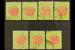 POSTAGE DUE 1931-36 Complete Perf 11 Set, SG D105/D111, Fine Used. (7 Stamps) For More Images, Please Visit Http://www.s - Altri & Non Classificati