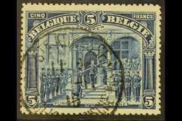 1915 5f Deep Blue 'FRANKEN' Perf 14 (SG 193, COB 147, Michel 127 A), Very Fine Cds Used, Fresh. For More Images, Please  - Sonstige & Ohne Zuordnung