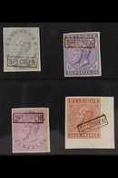 SPECIMENS 1883 20c, 50c, 1fr And 2fr Imperf Ovptd Boxed "Specimen", Very Fine Mint. (4 Stamps) For More Images, Please V - Otros & Sin Clasificación