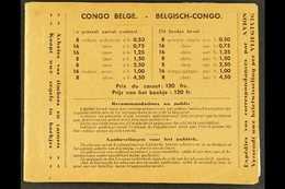 CONGO 1937 120f. Booklet, COB A5, Complete With Interleaving, Staples Removed, Fresh. For More Images, Please Visit Http - Autres & Non Classés