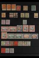 1863-1934 MINT & USED ASSEMBLY On Stock Pages, Includes 1863-76 Perf 12½-13 2c (x3), 8c (poor Gum, Cat £500) & 12c (poor - Guyana Britannica (...-1966)