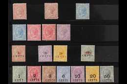 1865-1899 MINT COLLECTION On Stock Pages, All Different, Includes 1865 6d (small Faults, Cat £425), 1872-79 3d Perf 12½  - Brits-Honduras (...-1970)