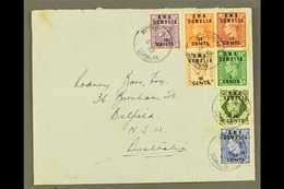 SOMALIA 1949 Plain Envelope To Australia, Franked KGVI 5c On ½d To 40c On 5d & 75c On 9d "B.M.A. SOMALIA" Ovpts, SG S10/ - Italian Eastern Africa