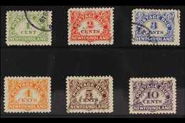 POSTAGE DUE 1939-49 Complete Set, SG D1/D6, Very Fine Used. (6 Stamps) For More Images, Please Visit Http://www.sandafay - Sonstige & Ohne Zuordnung
