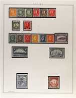 1927-1970 FINE MINT MOSTLY NEVER HINGED COLLECTION In Hingeless Mounts On Leaves, All Different, Includes 1927 Confedera - Sonstige & Ohne Zuordnung