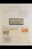 WESTERN CANADA AIRWAYS LTD 1927 Special Jubilee Flight Printed First Day Cover From Lac Du Bonnet To Winnipeg Bearing 1c - Sonstige & Ohne Zuordnung