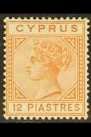 1892-94 12pi Orange Brown, Die II, SG 37, Very Fine Mint. For More Images, Please Visit Http://www.sandafayre.com/itemde - Andere & Zonder Classificatie