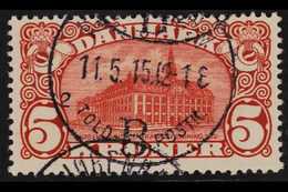 1912 5kr Deep Carmine-red Post Office, Perf 12½, Watermark Crowns, SG 134, Very Fine Used. For More Images, Please Visit - Other & Unclassified