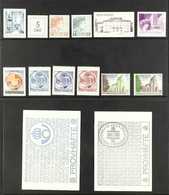 1937-1960's TEST STAMPS. Never Hinged Mint All Different Group On Stock Cards, Includes 1937 Stockholm (x2), Several Cz. - Andere & Zonder Classificatie