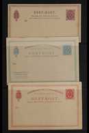 POSTAL STATIONERY 1877-91 Collection Of Cards And Envelopes, Mostly Unused, And Which includes POSTAL CARDS 1877 6c Viol - Danish West Indies