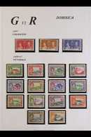 1937-51 All Diff VFM Colln Incl 1838-47 Defin Set Etc (28 Stamps) Includes 1938-47 Complete Definitive Set, 1948 Silver  - Dominica (...-1978)