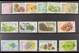 1968 Flowers Complete Set, SG 232/45, Never Hinged Mint, Fresh. (14 Stamps) For More Images, Please Visit Http://www.san - Islas Malvinas