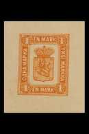 1893 1mk Orange Brown Reprint, Imperf, Facit 10E, Very Fine Mint Og. For More Images, Please Visit Http://www.sandafayre - Sonstige & Ohne Zuordnung