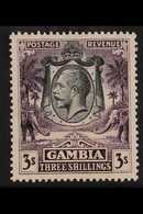 1922-29 3s Slate-purple, SG 139, Very Fine Mint, Very Fresh, With BPA Photo-certificate. For More Images, Please Visit H - Gambie (...-1964)