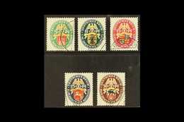 1928 Welfare Fund - Arms Complete Set (Michel 425/29, SG 446/50), Superb Cds Used, Fresh. (5 Stamps) For More Images, Pl - Other & Unclassified