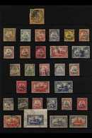 KIAUTSCHOU 1898-1919 FINE USED COLLECTION Presented On A Stock Page That Includes 1898 3pf Brown Opt'd "China" Tied To A - Other & Unclassified