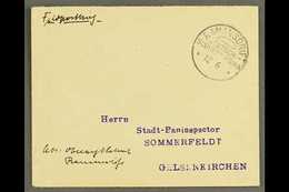 SOUTH WEST AFRICA 1907 (12 Jun) Stampless Feldpost Cover To Germany With Fine "RAMANSDRIFT" Cds Postmark (without Year S - Andere & Zonder Classificatie