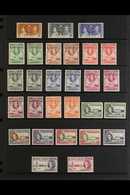 1937-54 FINE MINT COLLECTION WITH MANY ADDITIONAL PERFS. An Attractive Collection Presented On A Pair Of Stock Pages Tha - Costa D'Oro (...-1957)