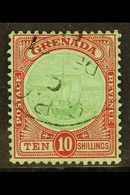 1913 10s Green And Red On Green, SG 101, Very Fine Used, Neat Cds Cancel. For More Images, Please Visit Http://www.sanda - Grenada (...-1974)