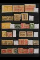 CANCELLATION COLLECTION Fine Range Of Legible Postmarks On 1875-99 Issues Or On 2c Postal Stationery Cut-outs, We See Ha - Hawai