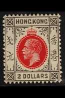 1921 $2 Carmine And Grey Black, Wmk Script, Geo V, SG 130, Very Fine Mint. For More Images, Please Visit Http://www.sand - Autres & Non Classés