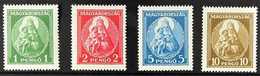 1932 Madonna And Child Complete Set (Michel 484/87, SG 535/38), Very Fine Lightly Hinged Mint, Very Fresh, Cat £500. (4  - Altri & Non Classificati