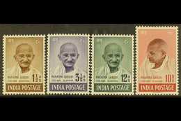 1948 First Anniversary Of Independence, Gandhi Complete Set, SG 305/8, Mint, Fresh Appearance (4). For More Images, Plea - Otros & Sin Clasificación