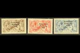 1925 Seahorses Set With Narrow Date, SG 83/85, Fine Mint. (3 Stamps) For More Images, Please Visit Http://www.sandafayre - Other & Unclassified