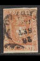 TUSCANY PROVISIONAL GOVERNMENT 1860 80c Pale Red-brown (Sassone 22, SG 50), Fine Used, Four Just Clear To Large Margins, - Ohne Zuordnung