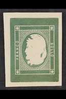 1862 ESSAYS Un-denominated "Centurion" Design By Perrin, Embossed In Green, Inscribed "FRANCO BOLLO". Superb Framed In W - Unclassified