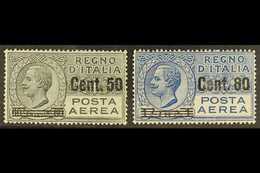 1927 AIRMAILS 50c On 60c Grey & 80c On 1l Blue, Sassone 8/9, Mi 270/1, Never Hinged Mint (2 Stamps). For More Images, Pl - Zonder Classificatie