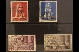LIBYA 1937 Tripoli Trade Fair (Postage And Air) Complete Set (Sass S. 34, SG 84/87), Very Fine Used. (4 Stamps) For More - Altri & Non Classificati