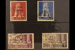 LIBYA 1937 Tripoli Trade Fair (Postage And Air) Complete Set (Sass S. 34, SG 84/87), Very Fine Used. (4 Stamps) For More - Other & Unclassified