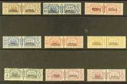SOMALIA PARCEL POST 1928-41 Overprints In Black Set Less The Rare 50c, 1L & 2L Values, Sassone S.58 (Sassone 54-57, 59 & - Sonstige & Ohne Zuordnung
