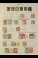 1860-1935 ALL DIFFERENT MINT COLLECTION Presented On Printed "New Ideal" Album Pages. Includes 1860-70 3d (unused), 1870 - Jamaïque (...-1961)