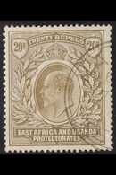1903-04 20r Grey And Stone, Wmk Crown CC, SG 15, Very Fine Used. For More Images, Please Visit Http://www.sandafayre.com - Vide